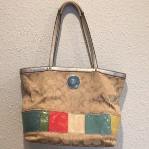 COACH Tote with matching wallet